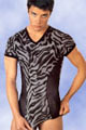 Lingerie Homme Tee Shirt Tigre Noir