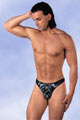 Lingerie Homme String Tigre Noir