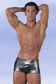 Lingerie Homme Boxer Paillettes Argent