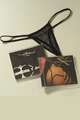 Lingerie Fine String Chaine Style Double Anneaux
