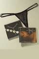 Lingerie Fine String Chaine Style Diamants