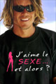 Jeux et Cadeaux T-Shirt  J'aime le Sexe - Homme.