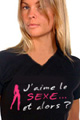 Jeux et Cadeaux T-Shirt  J'aime le Sexe - Femme.