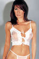 Ensemble Bustier $ - Blanc