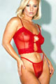 Ensemble Bustier $ - Rouge