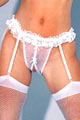 Porte Jarretelle Culotte - Blanc