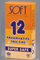 Pr�servatifs Super Safe Naturel X 12 - Soft
