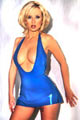 Robe Courte a Décolleté - Bleue