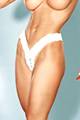 String en V Dentelle - Blanc