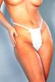 String Simple Dentelle - Blanc