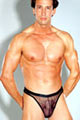 String Voile  Homme - Noir