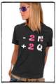 T-Shirt  - 2 N, + 2 Q - Femme,