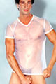 T-Shirt Voile Homme - Blanc