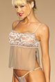 Top Flottant & String Brod�s - Expresso